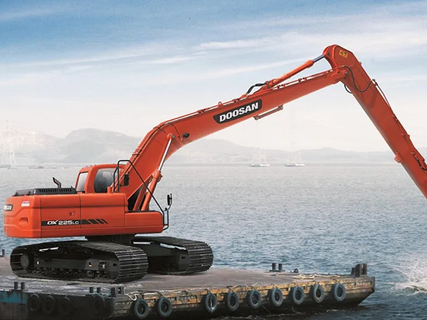 Длиннорукий экскаватор Doosan DX225LCA SLR